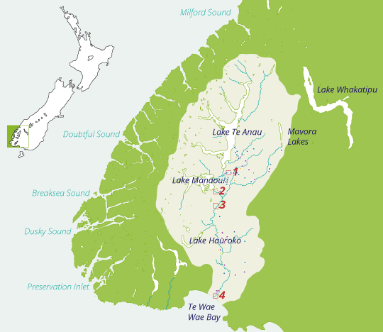 Waiau Trust catchment map